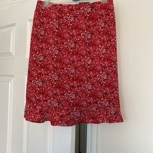 35th and 10th Y2k floral skirt.
